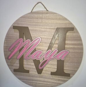 Personalized 3D Name Sign
